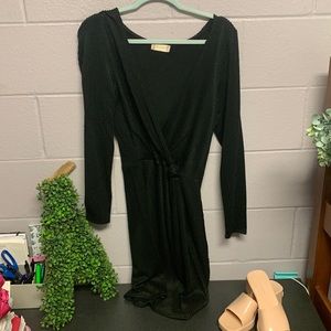 Black long sleeve mini dress from Altar’d State